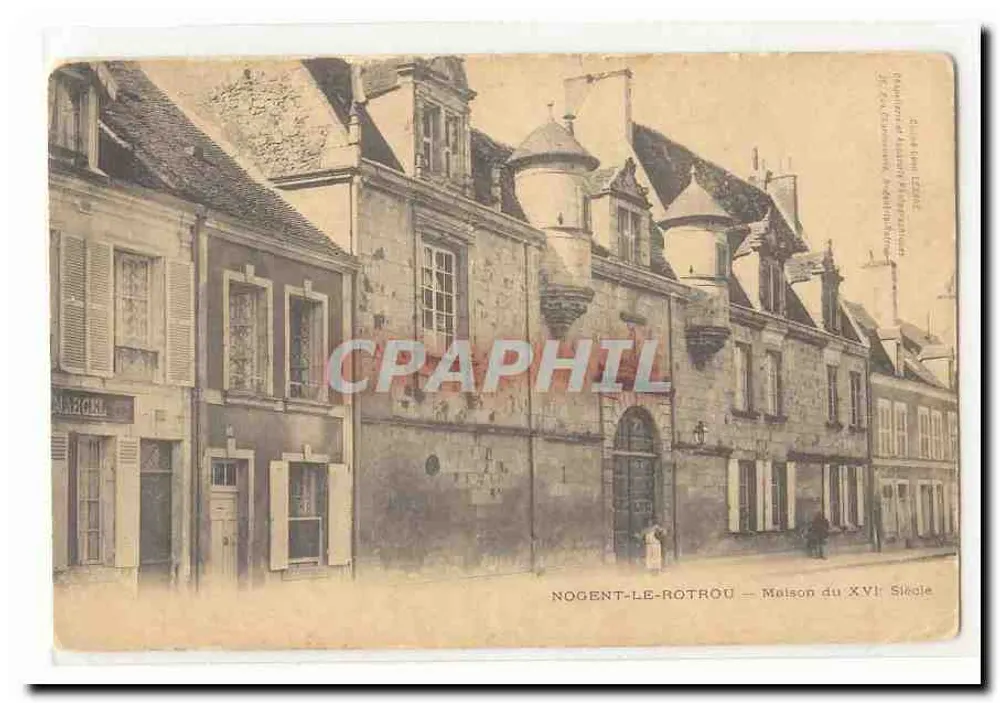 Nogent-le-Rotrou — Casa do Século XVI - Frente