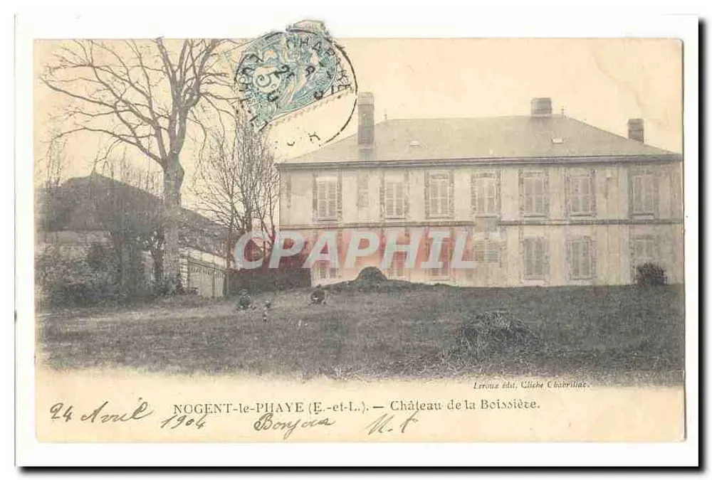 Nogent-le-Phayé (E.-et-L.) — Schloss La Boissière — Verlag Lerouze — Foto von Chabritillat - Vorderseite