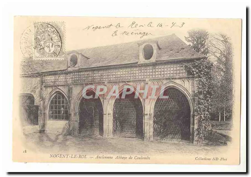 Nogent-le-Roi — Alte Abtei Coulombs — Collections AD Phot - Vorderseite