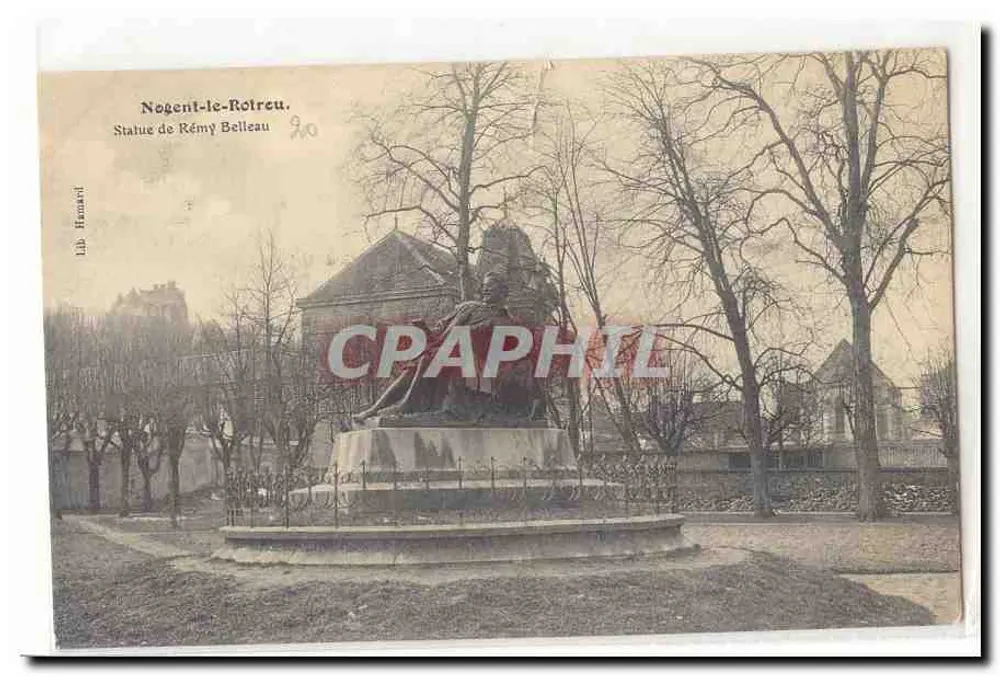 Nogent-le-Rotrou — Statue von Rémy Belleau — Lib. Hammet - Vorderseite