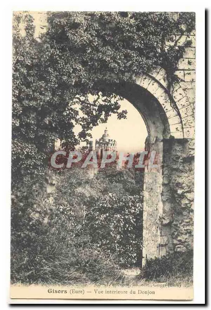 Gisors (Eure) — Vista interna do Donjon - Frente