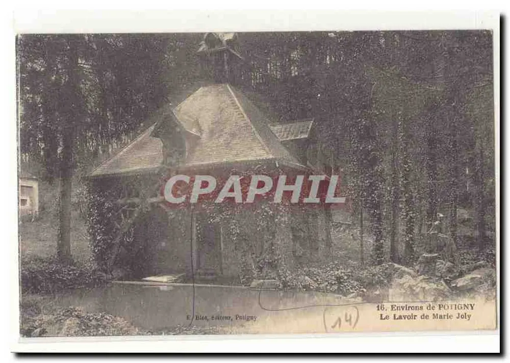 Das Waschhaus von Marie Joly — Umgebung von Potigny — Verlag J. Dilot, Potigny - Vorderseite