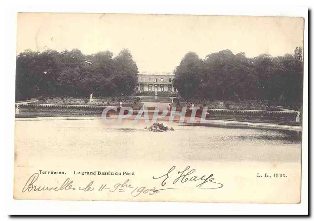 Tervueren — Der Große See des Parks — L. L., Brüssel - Vorderseite