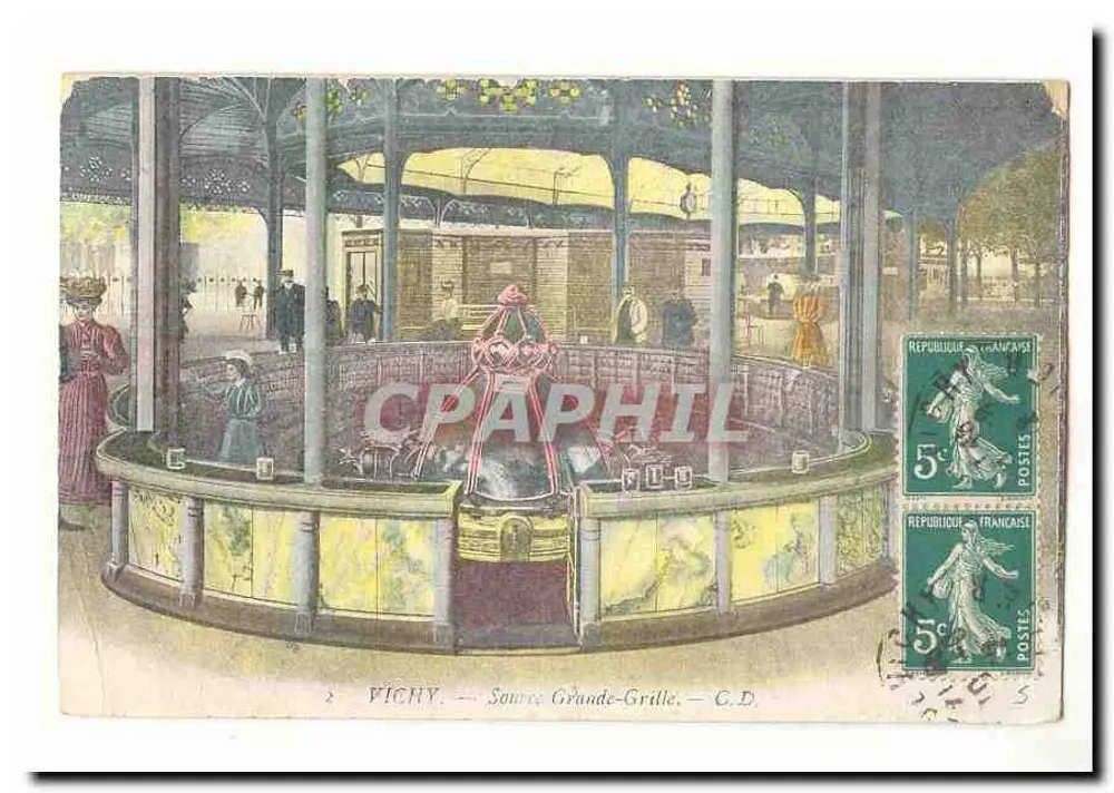 Vichy — Fonte Grande-Grille — C.D. - Frente