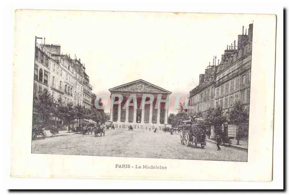 Paris - A Madeleine — número de série não visível - Frente