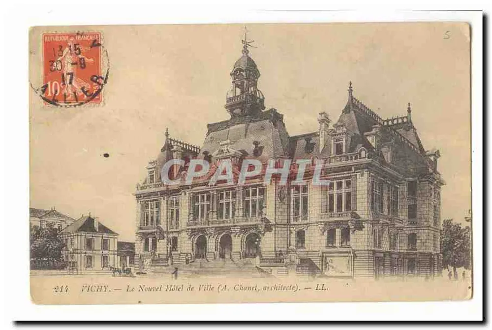 Vichy — Das Neue Rathaus (A. Chonet, Architekt) — LL. - Vorderseite