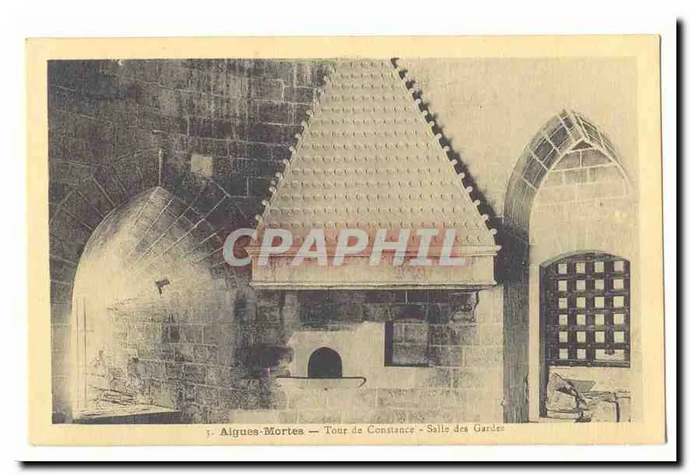 Aigues-Mortes — Turm von Constance - Wachraum - Vorderseite