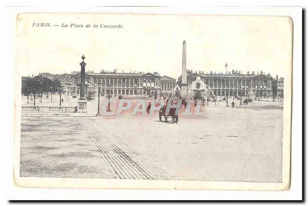 Paris — A Praça da Concórdia - Frente