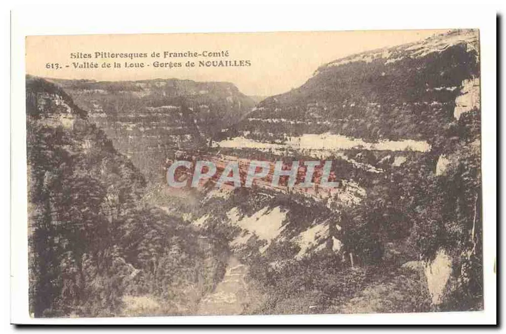Vallei van de Loue - Gorges van NOUAILLES — Pictuurlijke locaties van Franche-Comté, n° 613 - Voorkant
