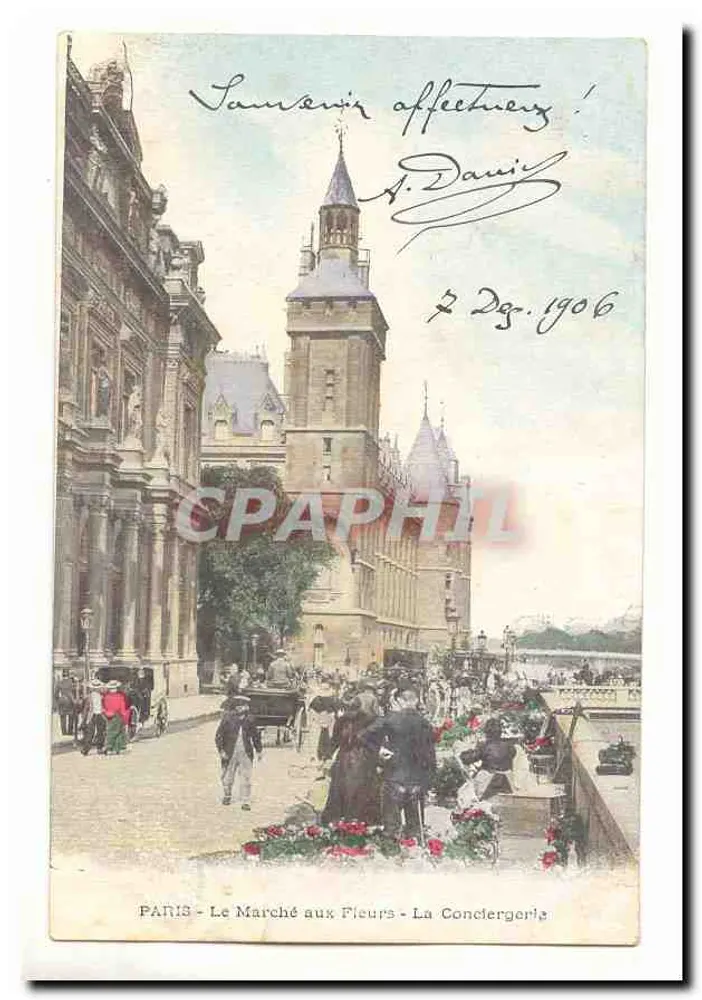 PARIS - Der Blumengarten - Die Conciergerie - Vorderseite