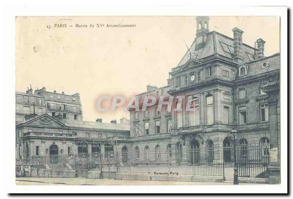 Paris — Rathaus des 15. Arrondissements — V. Nermose, Paris - Vorderseite