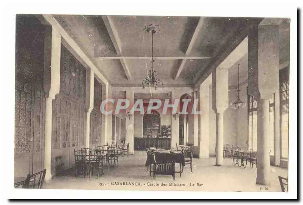 Casablanca - Offiziersclub - Das Restaurant — P.M. Nr. 199 - Vorderseite