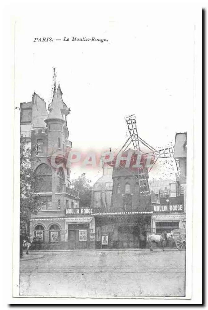 Paris — O Moulin-Rouge — CPAPHIL - Frente