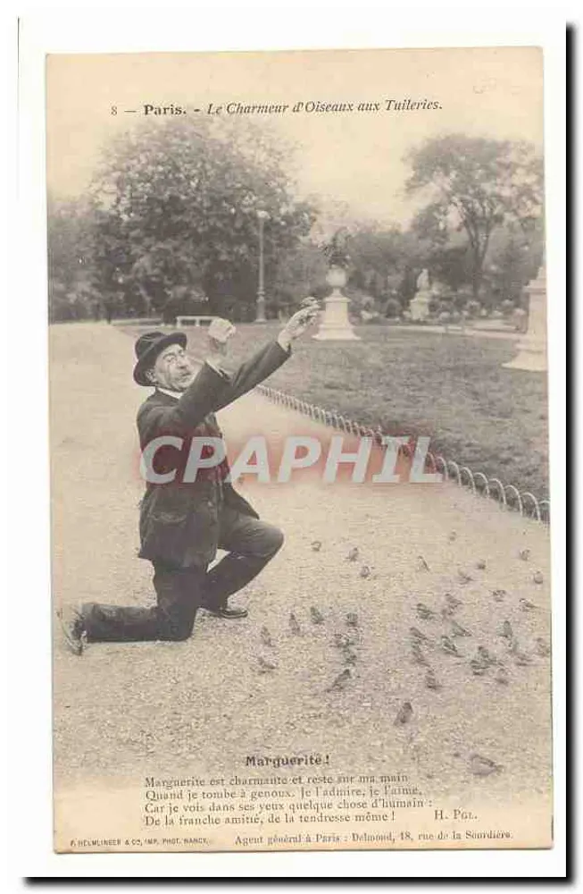 Paris — Der Vogelkünstler am Tuileries — H. Pol. - Vorderseite
