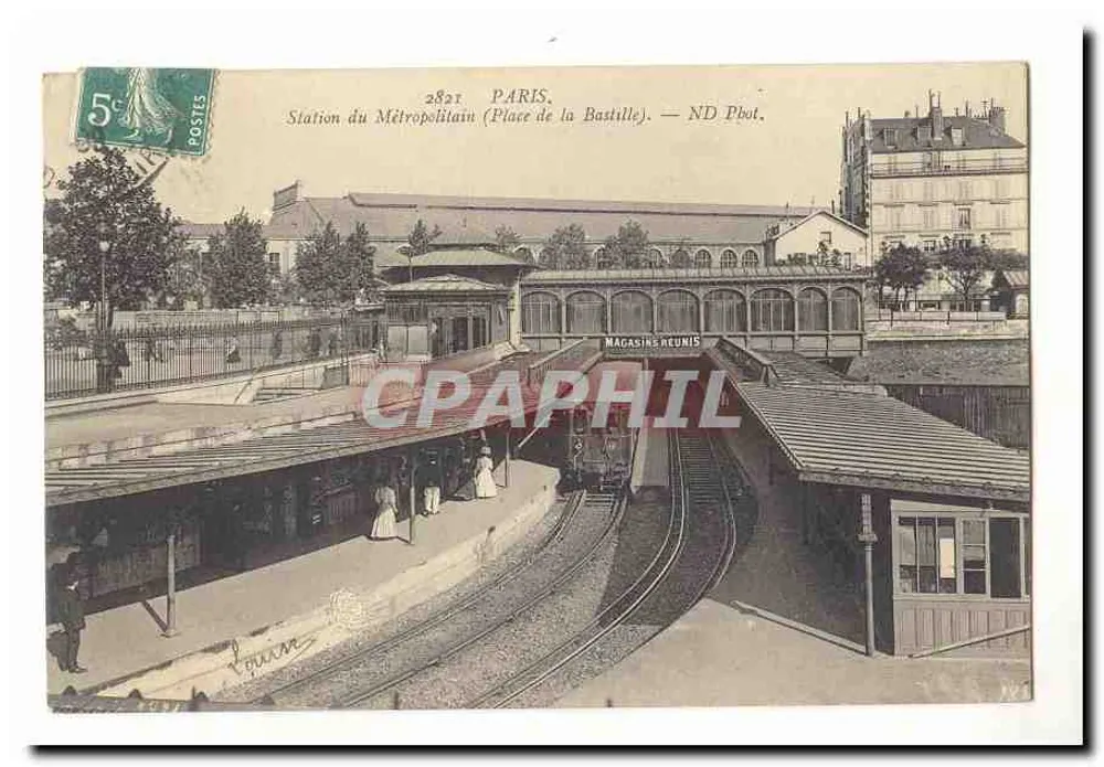 Station des Métropolitain (Place de la Bastille) — Paris — ND Pbot. - Vorderseite