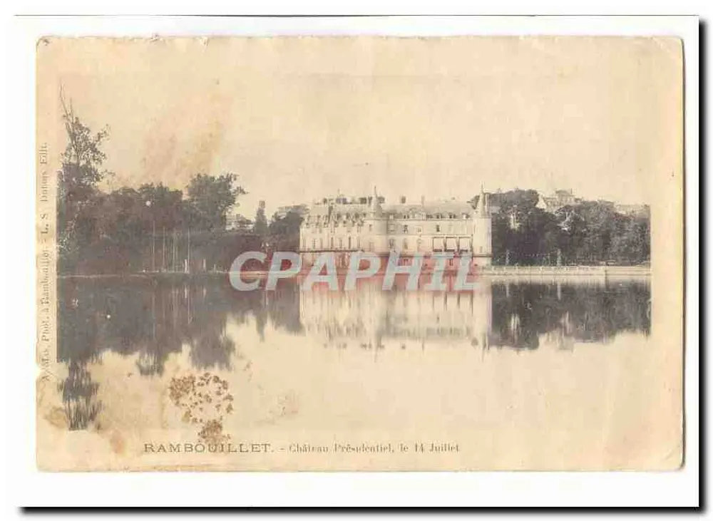 Rambouillet — Präsidentenpalast — L.S. Dufour Édit. - Vorderseite