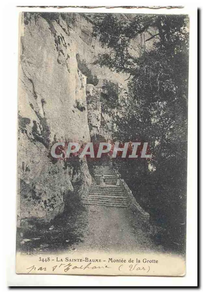 La Sainte-Baume — Subida para a Gruta — por St. Gachon (Var) - Frente