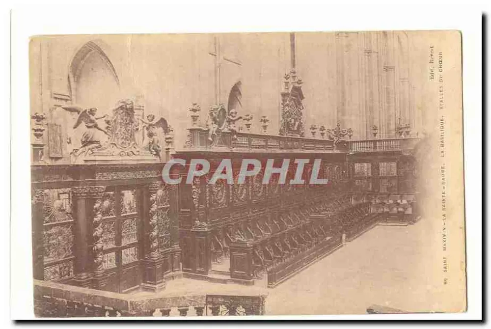Saint-Maximin-la-Sainte-Baume — Die Basilika — Innenansicht des Chors - Vorderseite