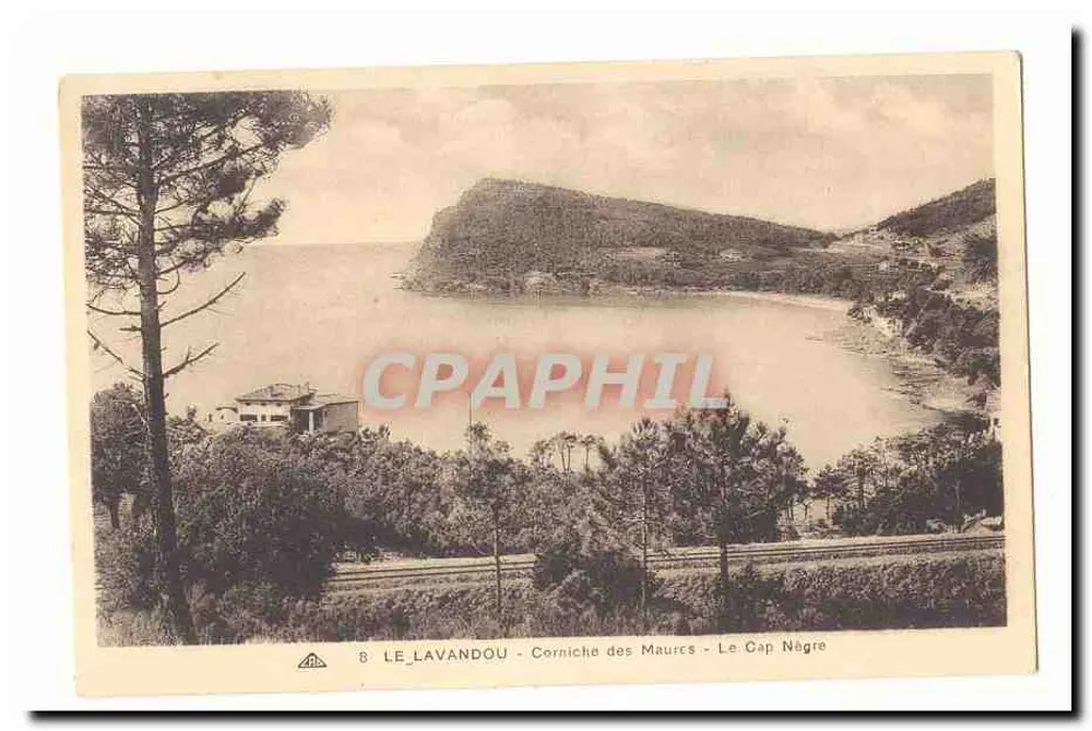 Le Lavandou - Corniche des Maures - Le Cap Nègre — Verlag ARA, Nr. 8 - Vorderseite