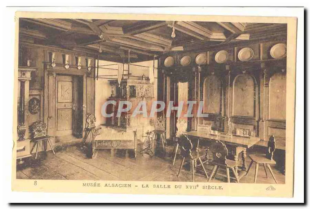Alsatisches Museum - Die Zimmer des 18. Jahrhunderts — n°8 - Vorderseite
