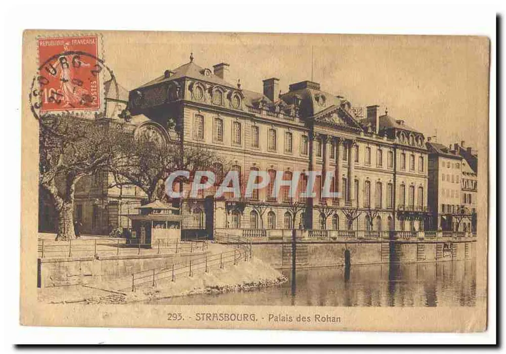 Estrasburgo - Palácio dos Rohan — n° de série 295 - Frente