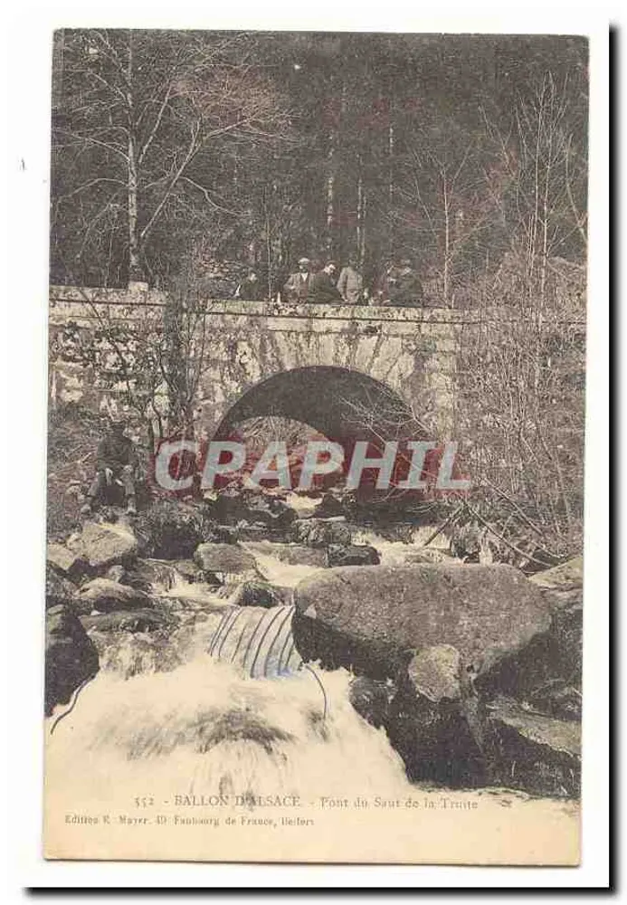 Ballon d'Alsace - Brücke des Fischsprungs — Edition R. Mayer, 40, Funsbourg de France, Beilors - Vorderseite