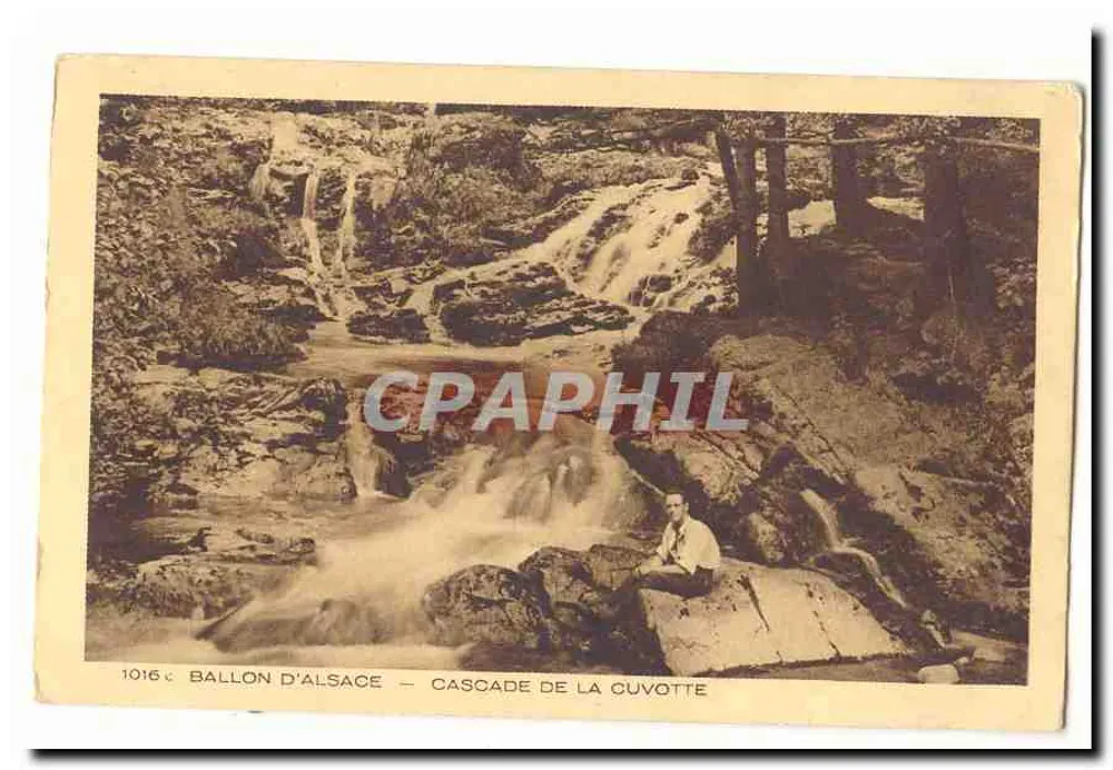 Balão da Alsácia — Cachoeira da Cuvotte — editor não identificado, n° de série 1016 - Frente