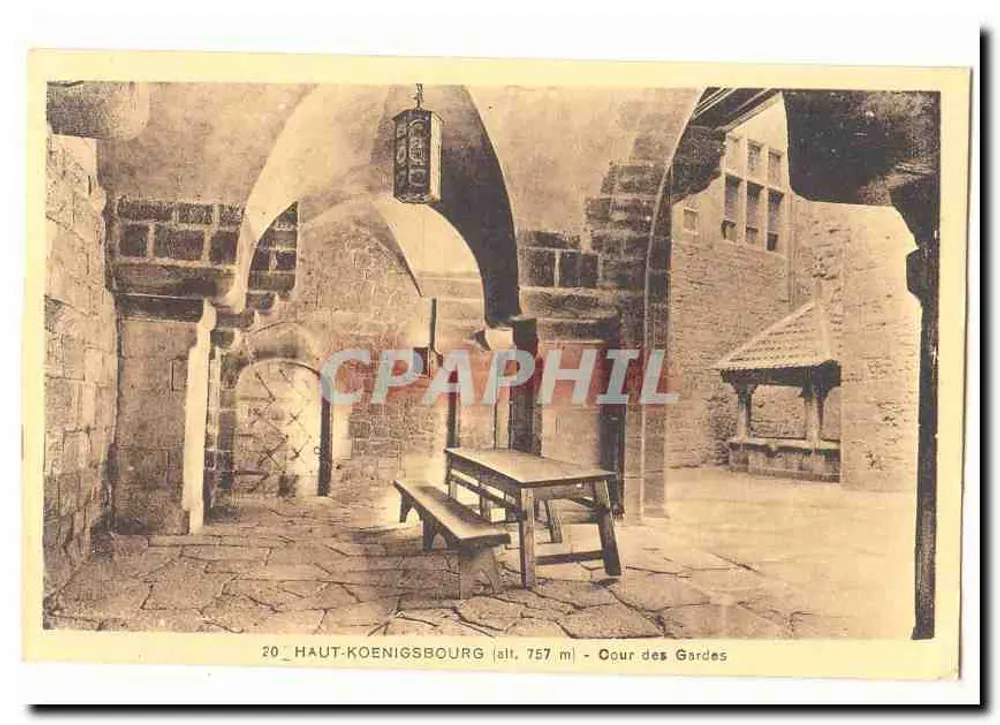 Haut-Koenigsbourg — Cour des Gardes — n° 20 - Vorderseite