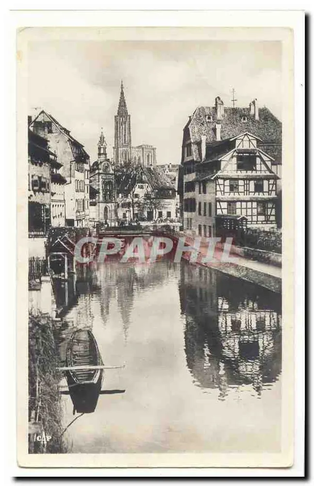 Straßburg — Ansicht des Kanals mit der Kathedrale — ICAAP - Vorderseite