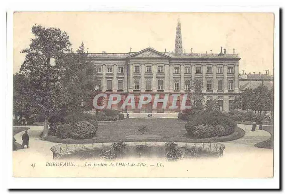 Bordeaux — Die Gärten des Rathauses — LL. - Vorderseite