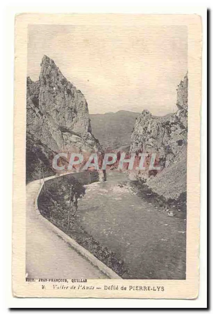 Vale do Ainé — Desfilade de Pierre-Lys — Jean-François, Quillan - Frente
