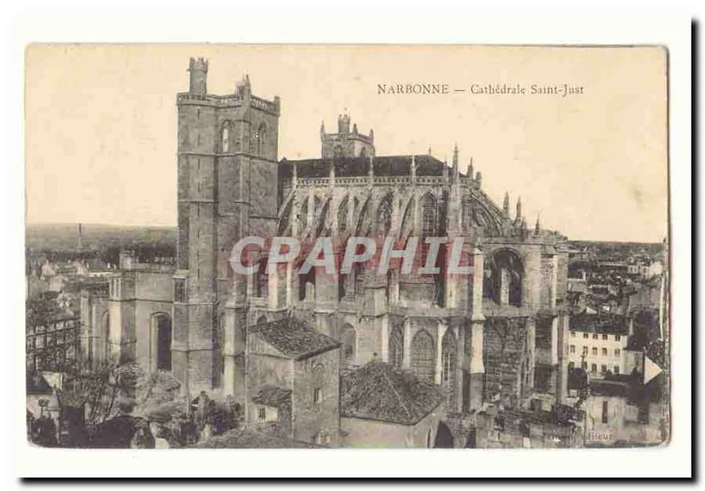 NARBONNE — Catedral de Saint-Just — editor desconhecido - Frente
