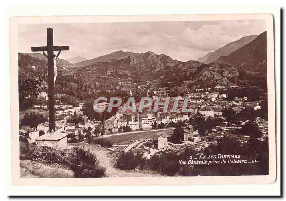 Ax-les-Thermes — Allgemeiner Blick vom Calvary — LL - Vorderseite