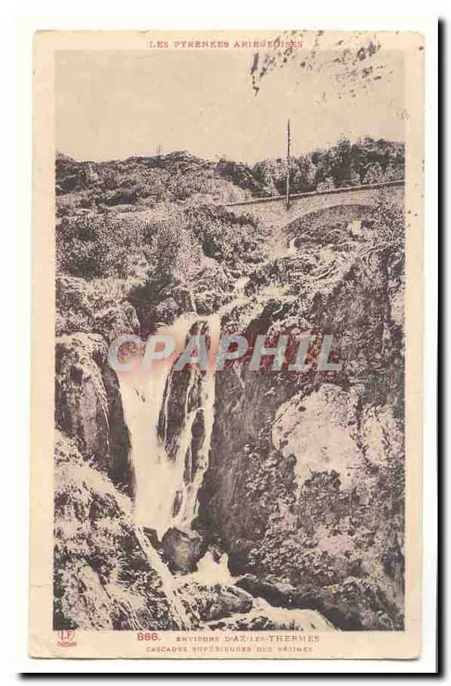 Oberfälle der Hézimes — Umgebung von Ax-les-Thermes — Les Pyrénées Ariégeoises — n° 666 — Verlag LE - Vorderseite