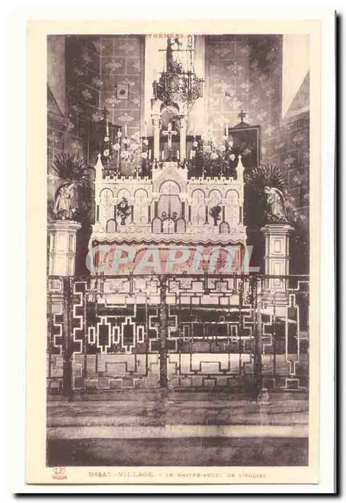Useat-Village — Der Hauptaltar der Kirche — Verlag LF - Vorderseite