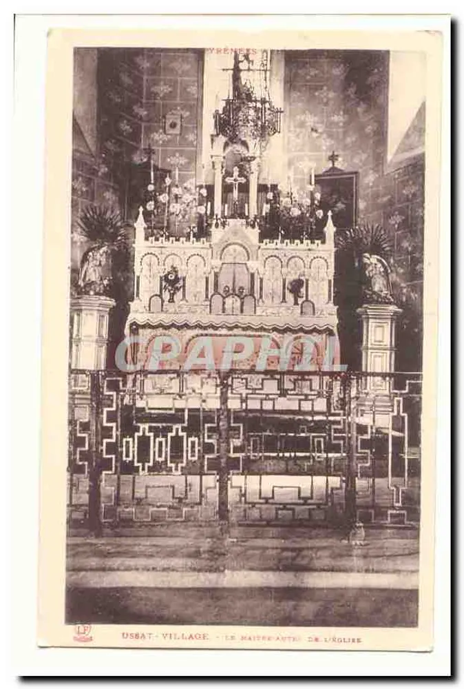 Ussat-Village — Der Meisteraltar der Kirche — Verlag Vénetes - Vorderseite