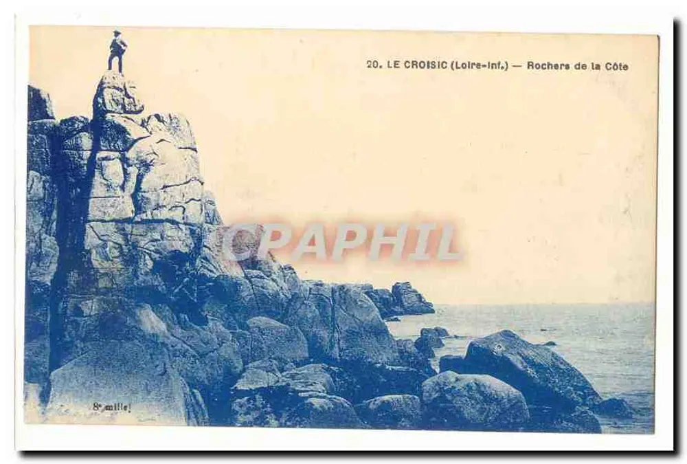Le Croisic (Loire-Inf.) — Rochos da Costa - Frente