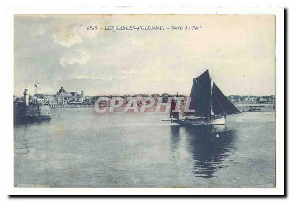 Les Sables-d'Olonne — Saída do Porto — n° 6888 - Frente