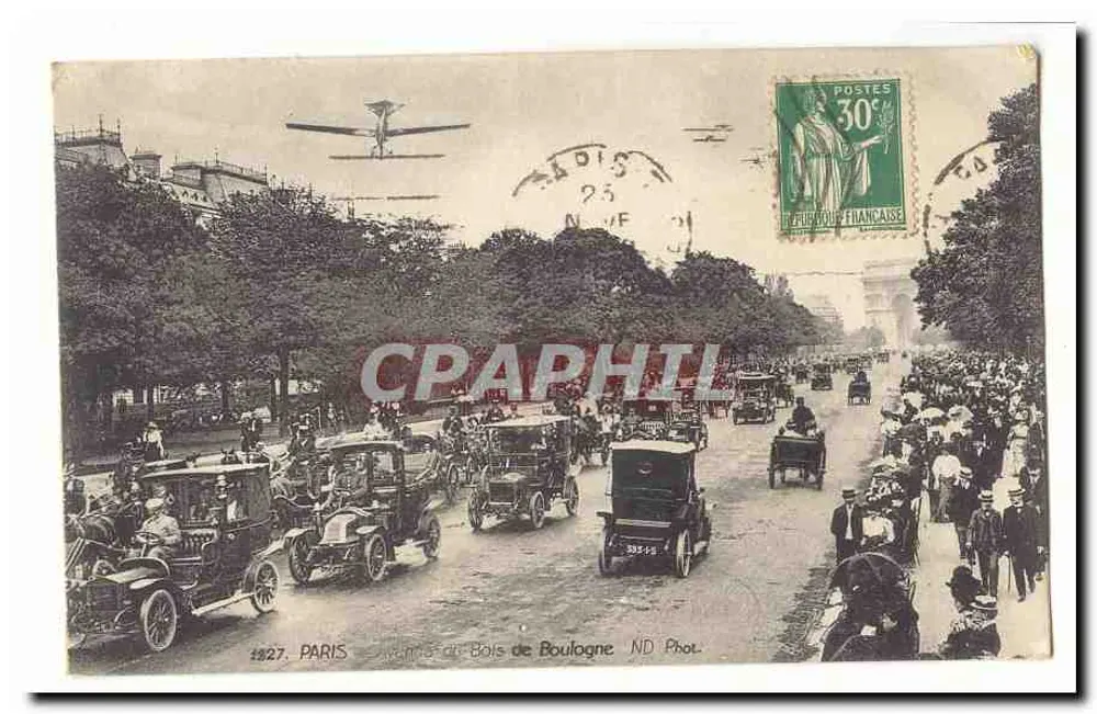 Paris — Avenue du Bois de Boulogne — ND Phot. - Vorderseite