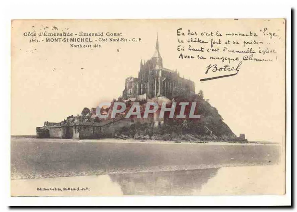 Monte-Santo-Michel — Costa da Esmeralda - G.F. - Éditions Guérin, St-Malo (L.-st-Y.) - Frente