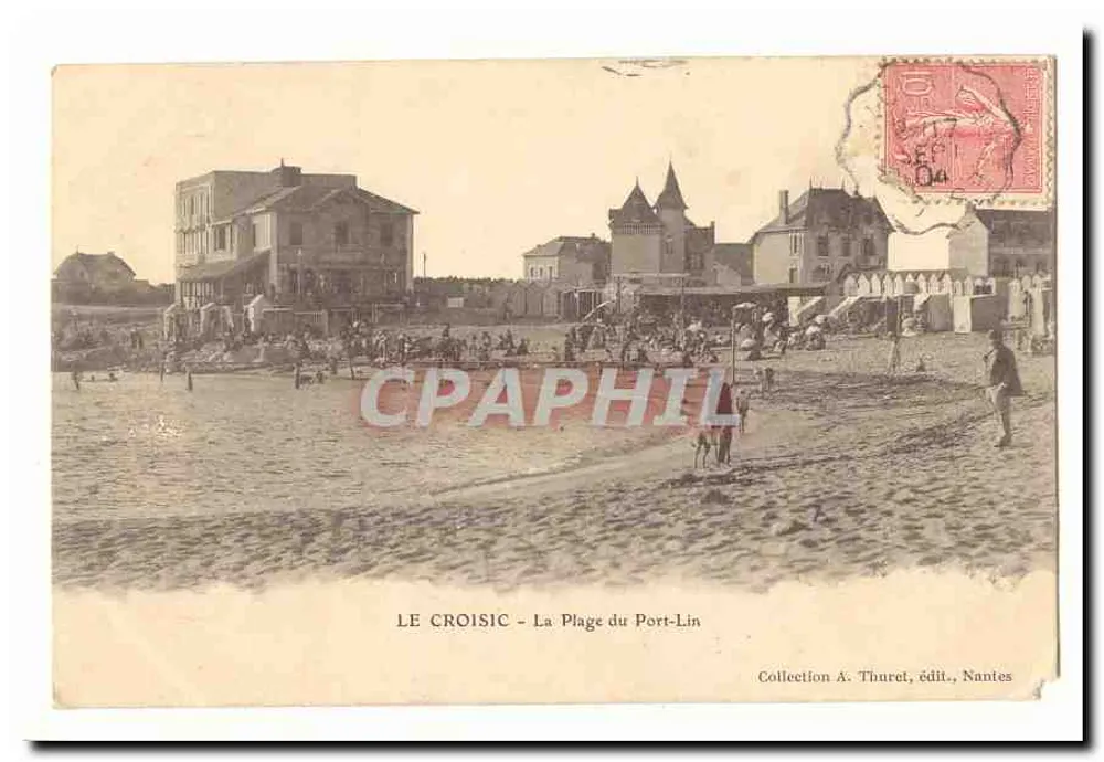 Le Croisic - La Plage du Port-Lin — Collectie A. Thuret, uitgever, Nantes - Voorkant