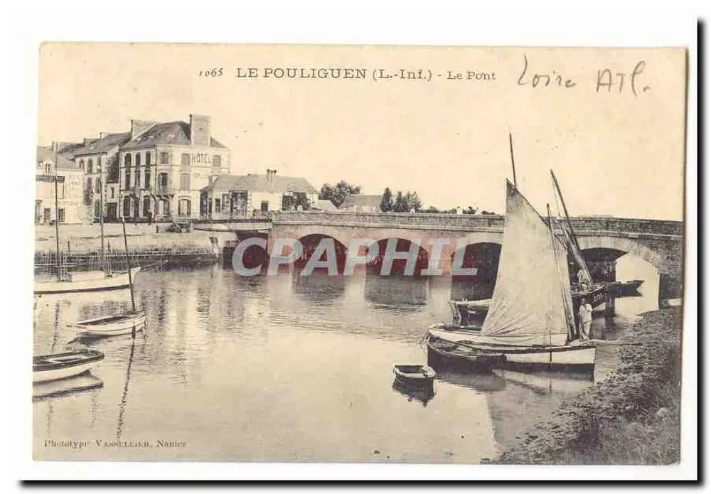 Le Pouliguen (L.-Inf.) - El Puente — Phototype Vassiléen, Nantes - Anverso