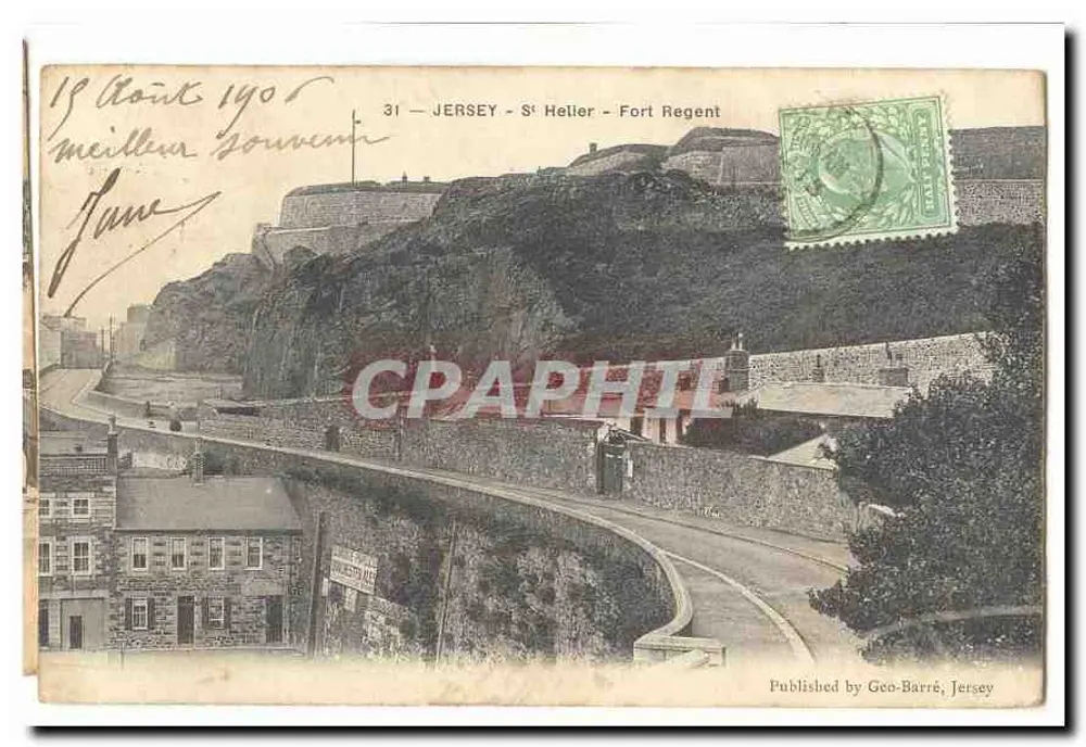 Jersey - St Helier - Fort Regent — Verlag Geo-Barré, Jersey - Vorderseite