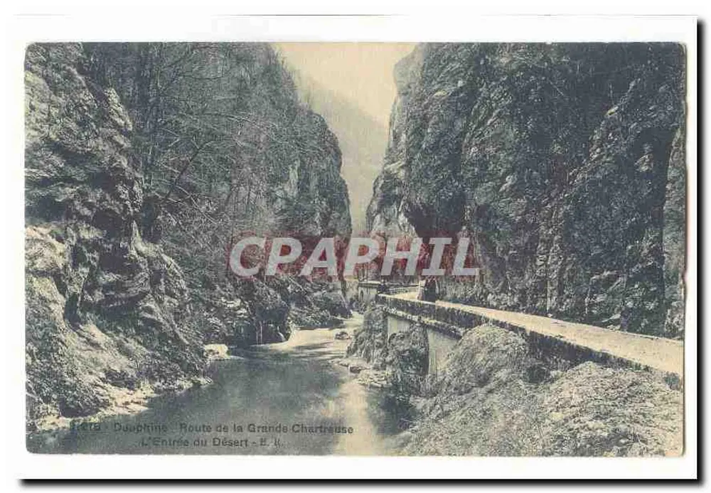 Féra - Douphine - Route de la Grande Chartreuse - L'Entrée du Désert - É. IV - Vorderseite