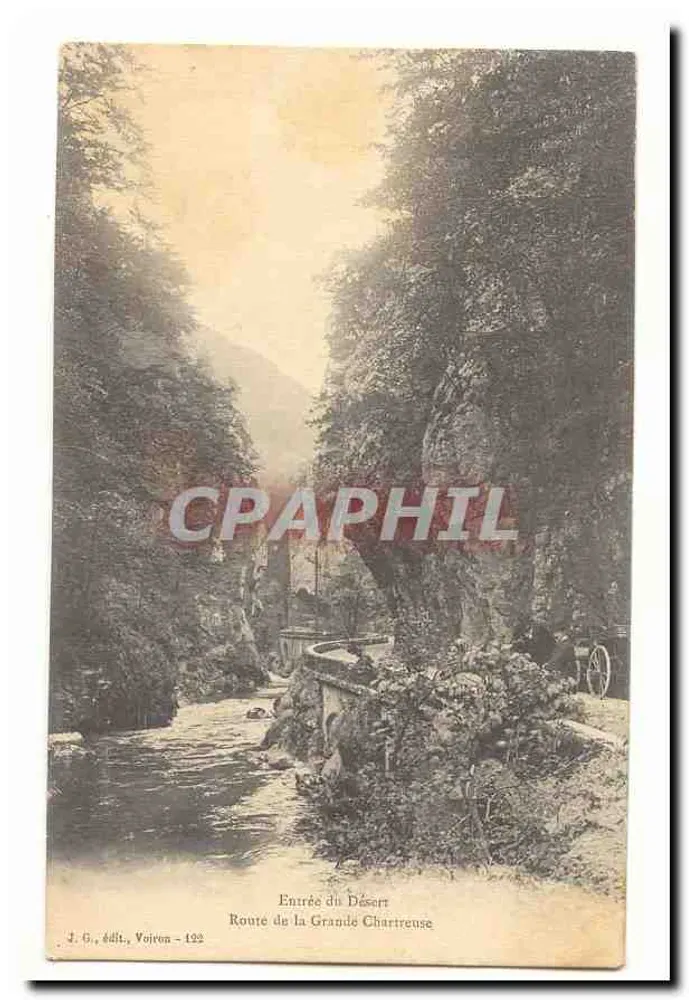 Entrada do Deserto — Rua da Grande Chartreuse — J. G., editor, Voiron - 122 - Frente