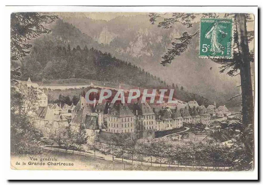 Vista geral da Grande Chartreuse — Gilbert — editor desconhecido - Frente