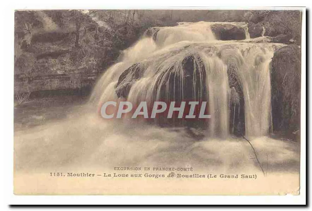Der Grand Saut — La Loue in den Gorges de Nouaillles — Ausflug in die Franche-Comté - Vorderseite