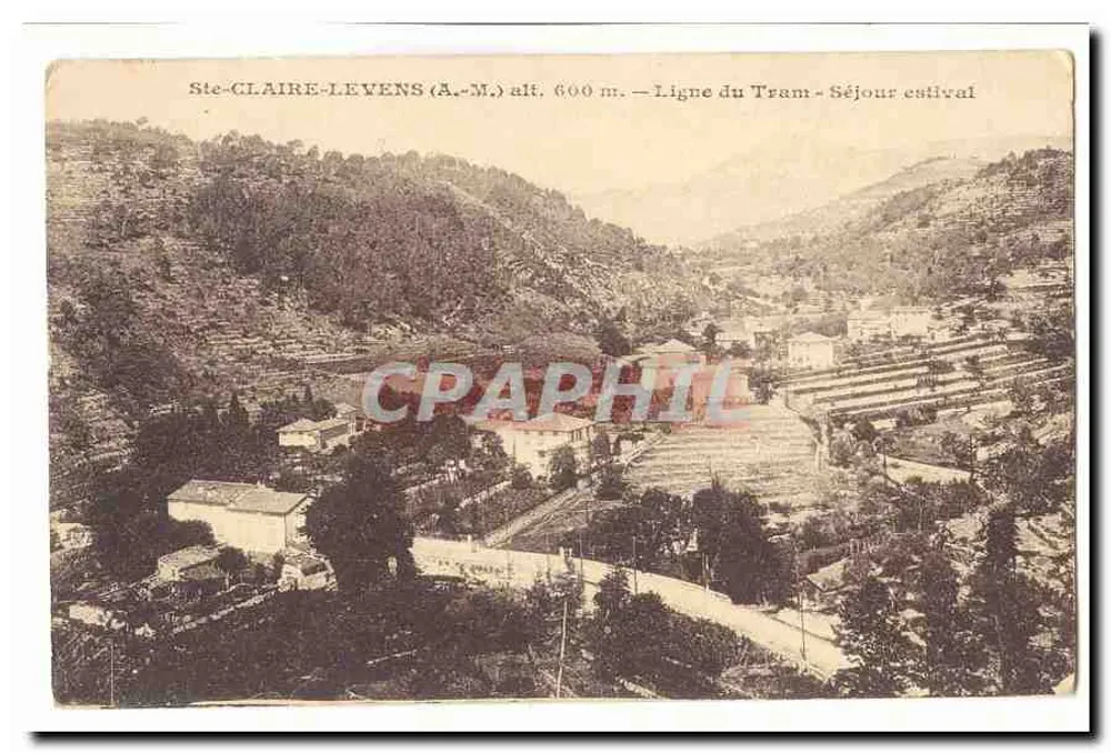 Ste-CLAIRE-LEVENs (A.-M.) — Tramlinie — Sommeraufenthalt - Vorderseite