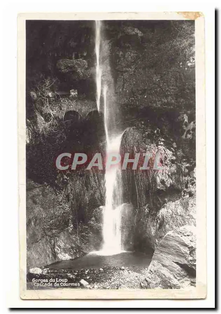Gorges do Loup — Cachoeira de Courmes - Frente
