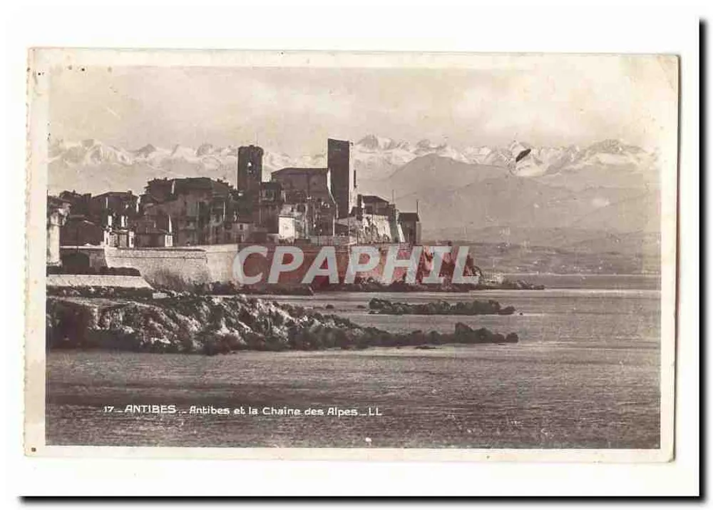 Antibes und die Alpenkette — LL - Vorderseite